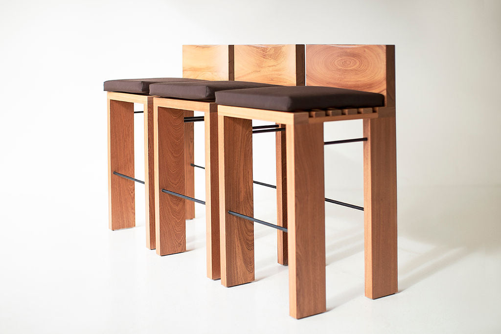 Chile Outdoor Bar Stools in Natural - For Bertu Home - 2925