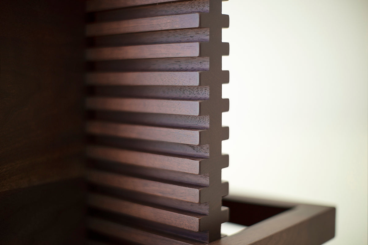 Cicely Counter Stool in Walnut and Sheepskin for Bertu Home - 1125