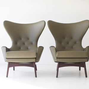 craft modern wing chairs large 1407, image 4
