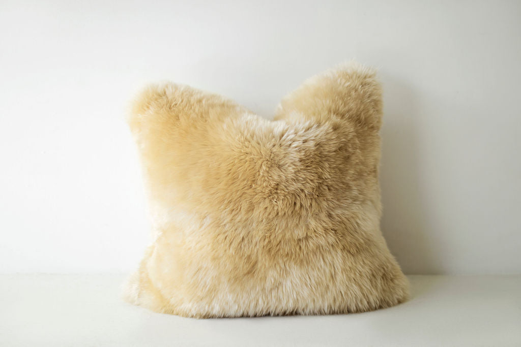 Large Sheepskin Pillow - For Bertu Home - 3425