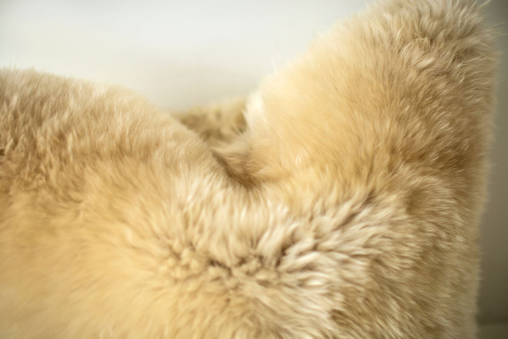 Large Sheepskin Pillow - For Bertu Home - 3425