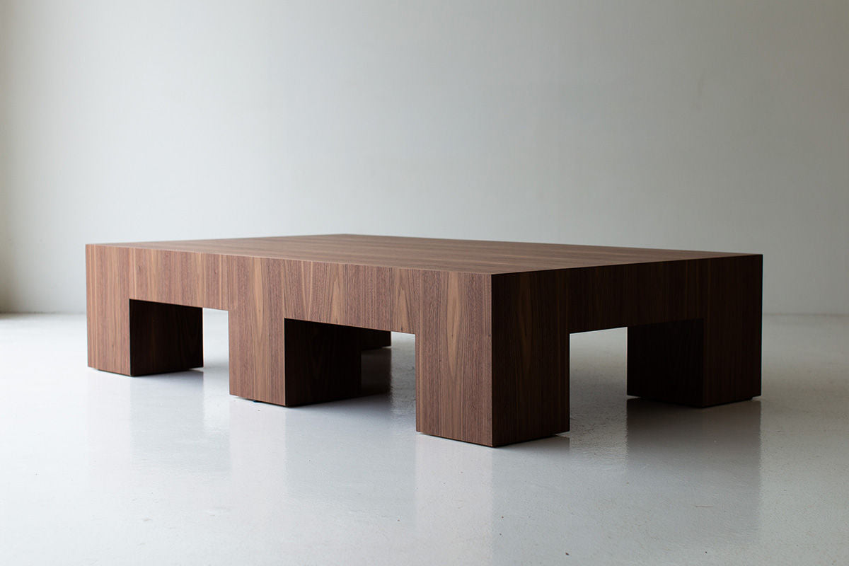 Large Mondo Coffee Table In Walnut for Bertu Home - 0924