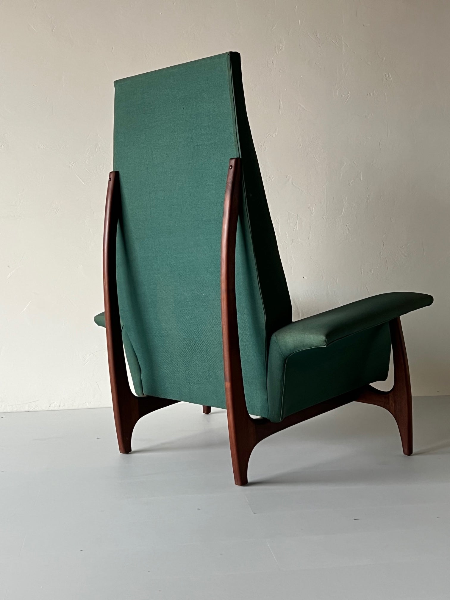 Mid Century Modern Deco House High Back Lounge Chair