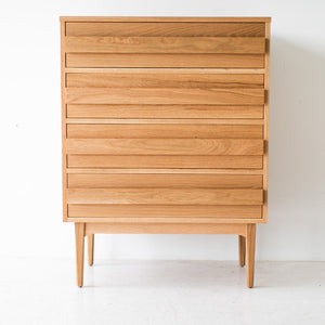 Mid Century Modern White Oak Dresser 2221, Image 01