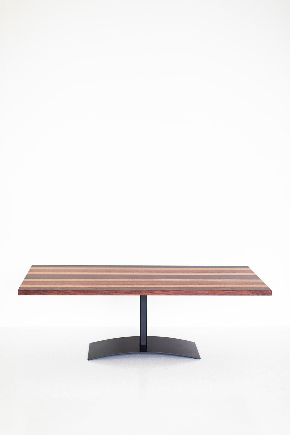 Milo Baughman Striped Top Coffee Table 393S 05