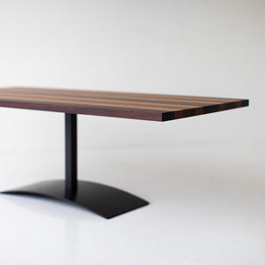Milo Baughman Striped Top Coffee Table 393S 08