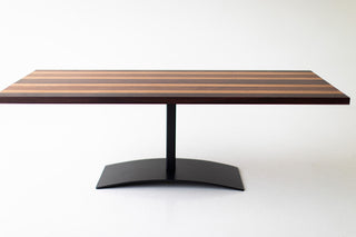 Milo Baughman Striped Top Coffee Table 393S 09