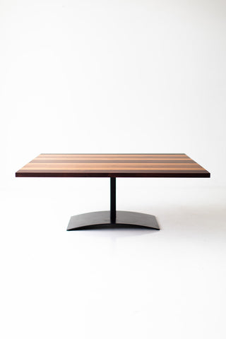 Milo Baughman Striped Top Coffee Table B3933 06