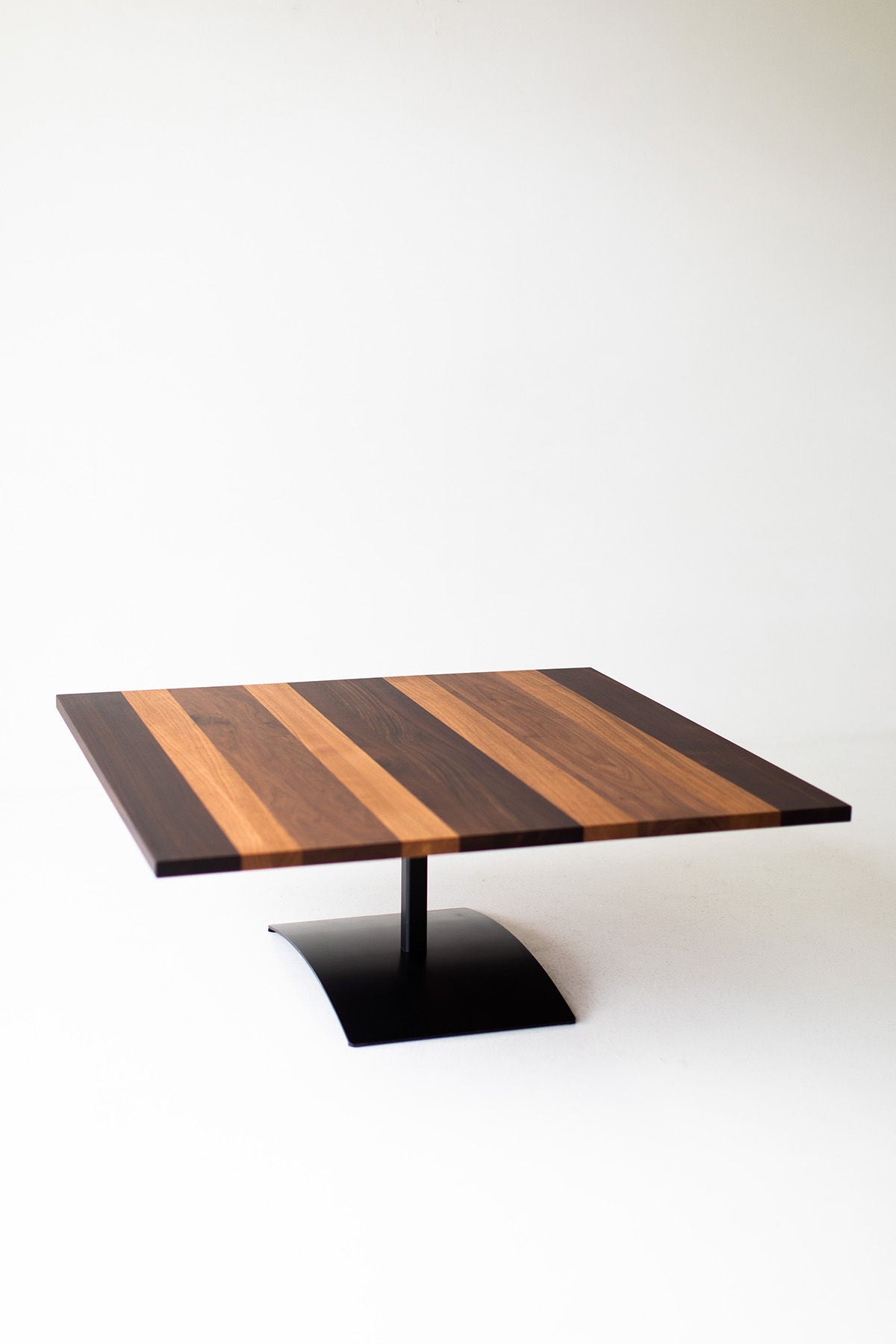 Milo Baughman Striped Top Coffee Table B3933 08