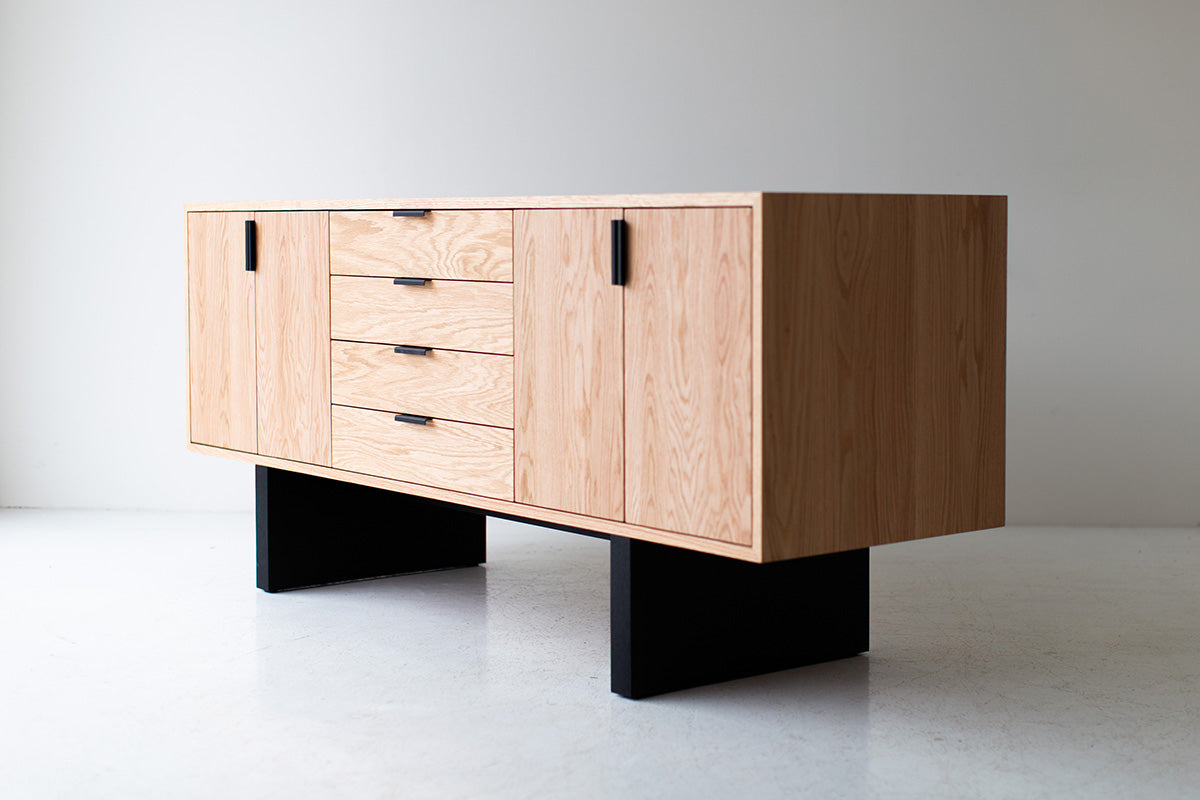 Modern Oak Credenza - The Baron - 3123