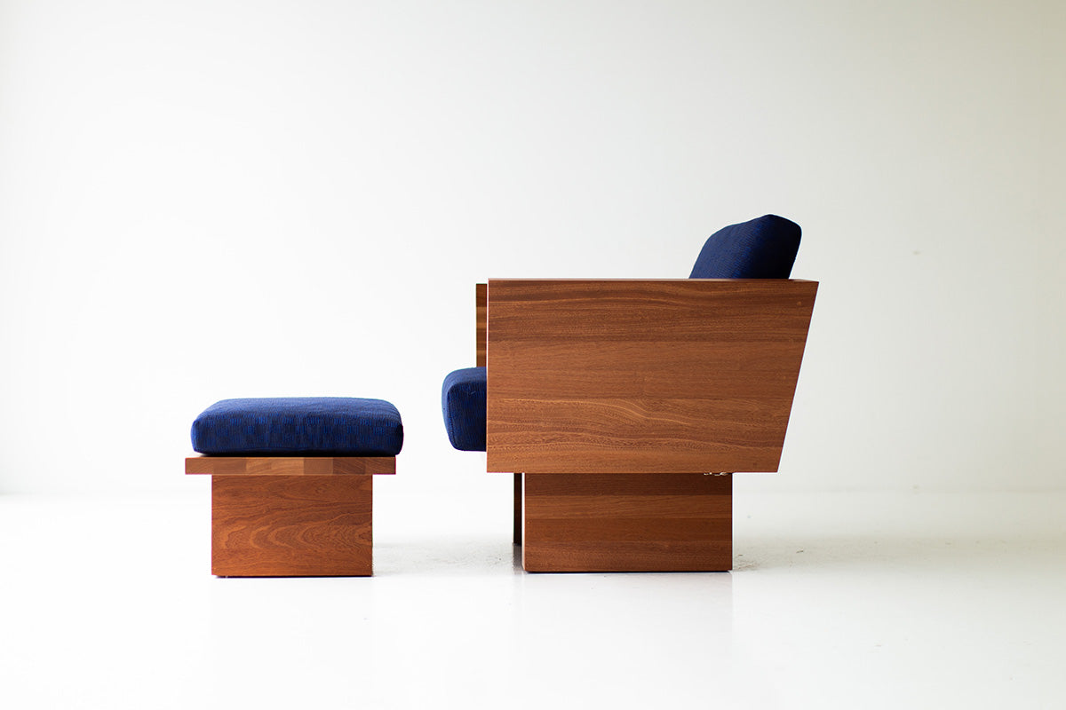 Modern Patio Furniture - Suelo® Chair and Ottoman - 5423