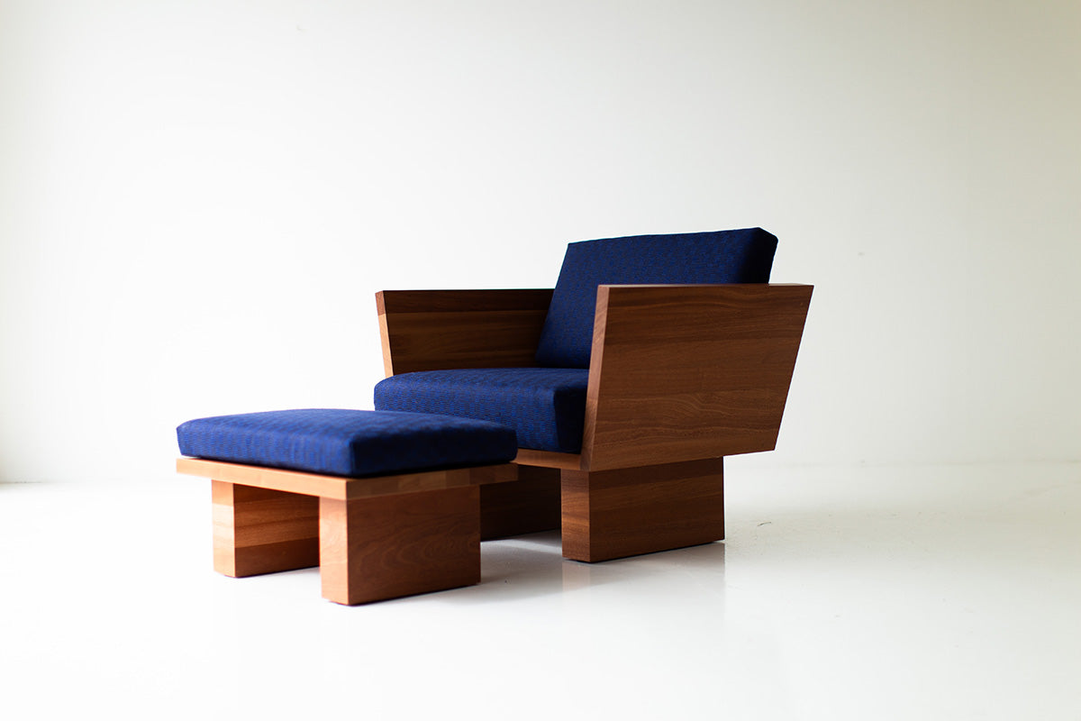 Modern Patio Furniture - Suelo® Chair and Ottoman - 5423