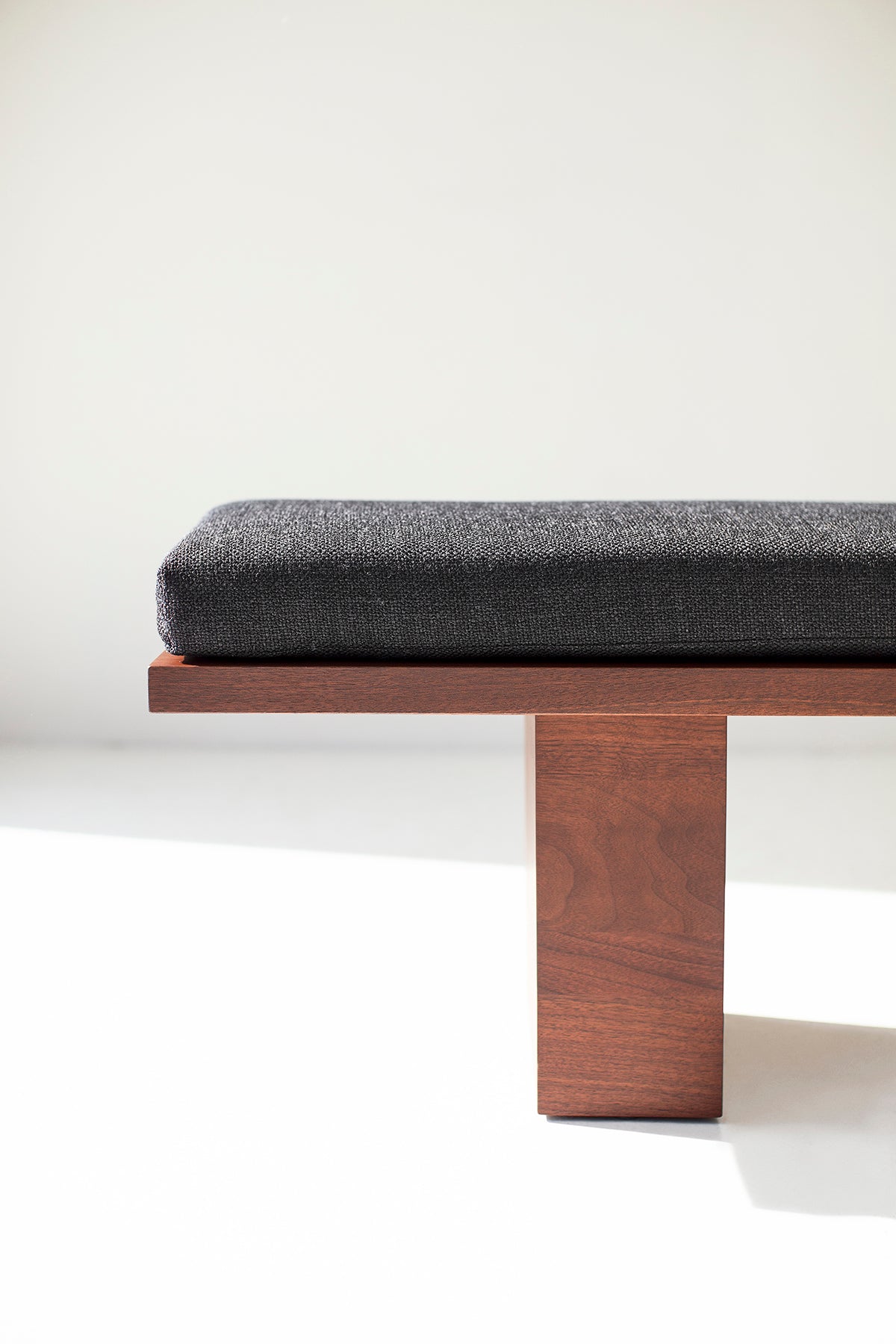 Modern Walnut Suelo® Bench - For Bertu Home - 2625