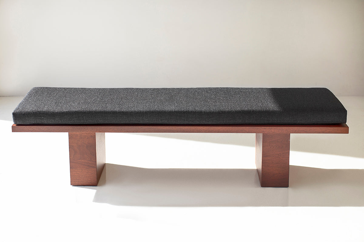 Modern Walnut Suelo® Bench - For Bertu Home - 2625