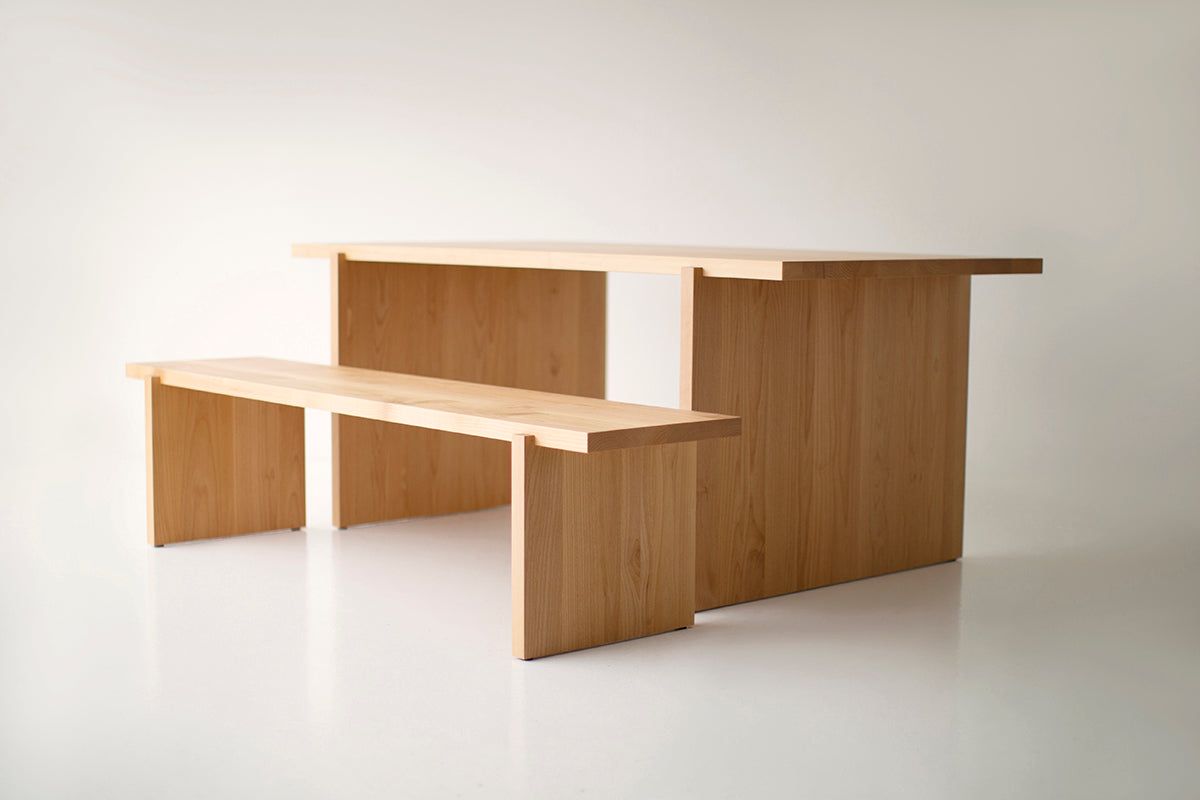 Modern Wood Bench - The Rockefeller - For Bertu Home - 1925