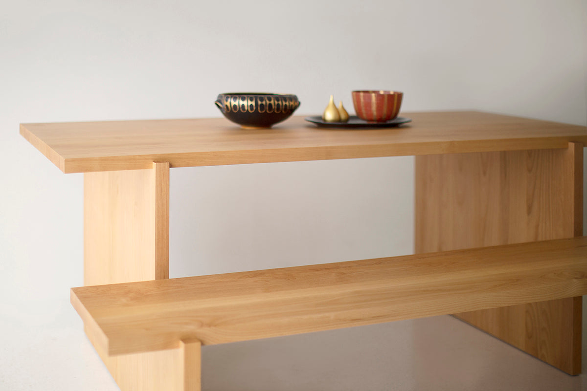 Modern Wood Bench - The Rockefeller - For Bertu Home - 1925