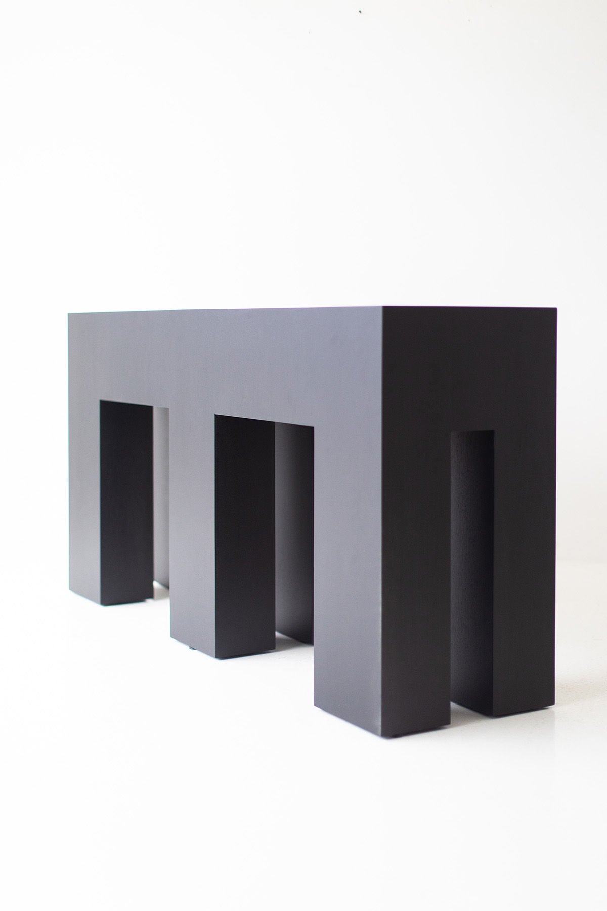 Modern Black Walnut Console Table - The Mondo for Bertu Home - 0824