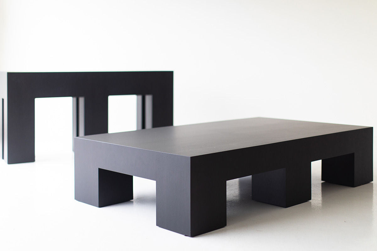 Modern Black Walnut Console Table - The Mondo for Bertu Home - 0824