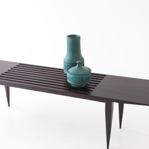  Modern Slatted Bench 1602 J Bench Craft Associates® Furniture, Image 02