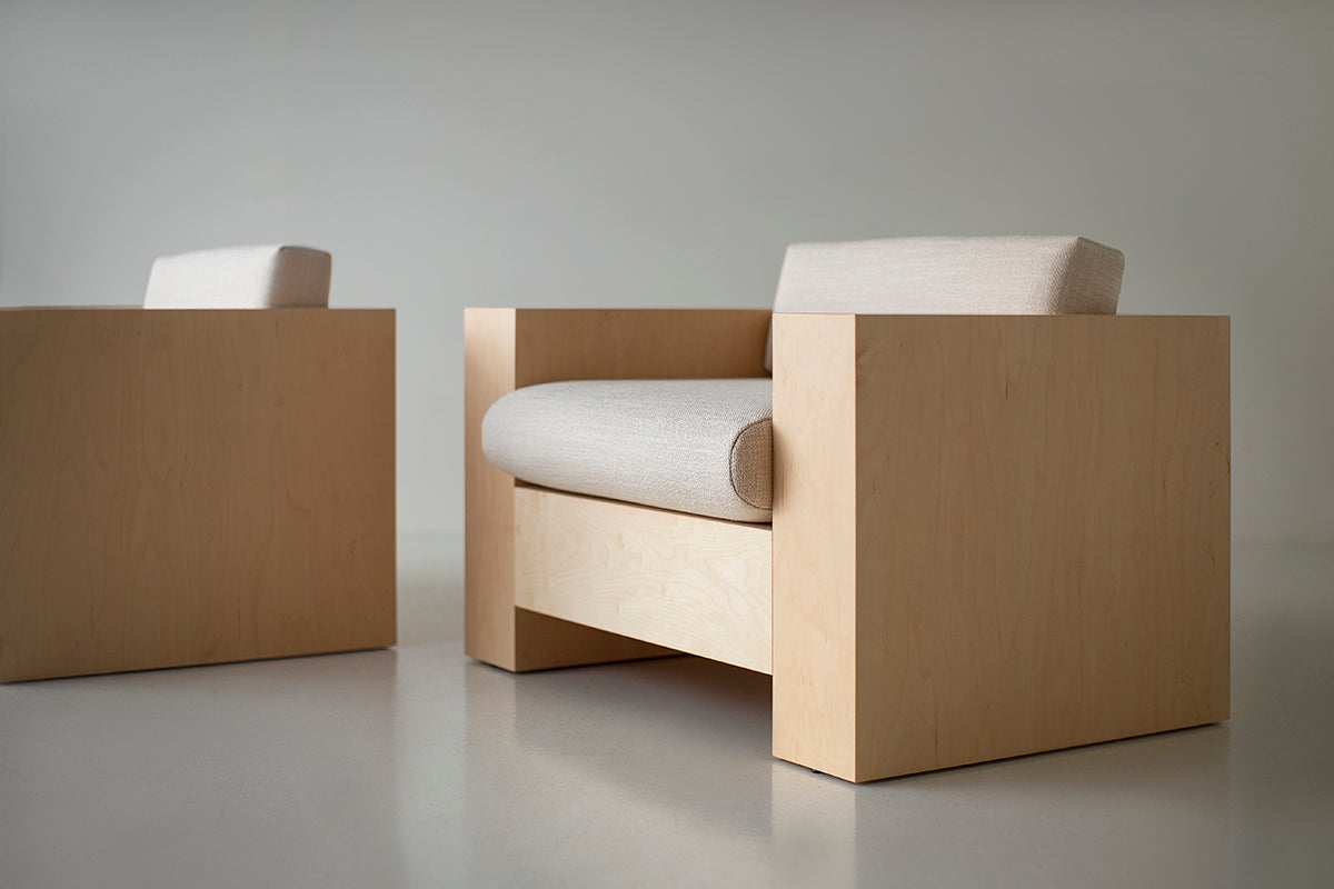 Mondo Arm Chair in Maple for Bertu Home - 1725