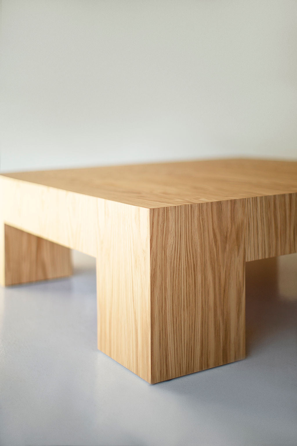 Mondo Coffee Table in White Oak - For Bertu Home - 2525