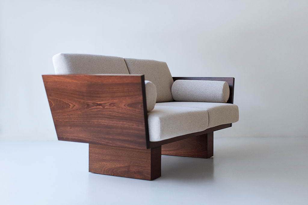 Outdoor Loveseat - Suelo® with Arms- For Bertu Home - 4325