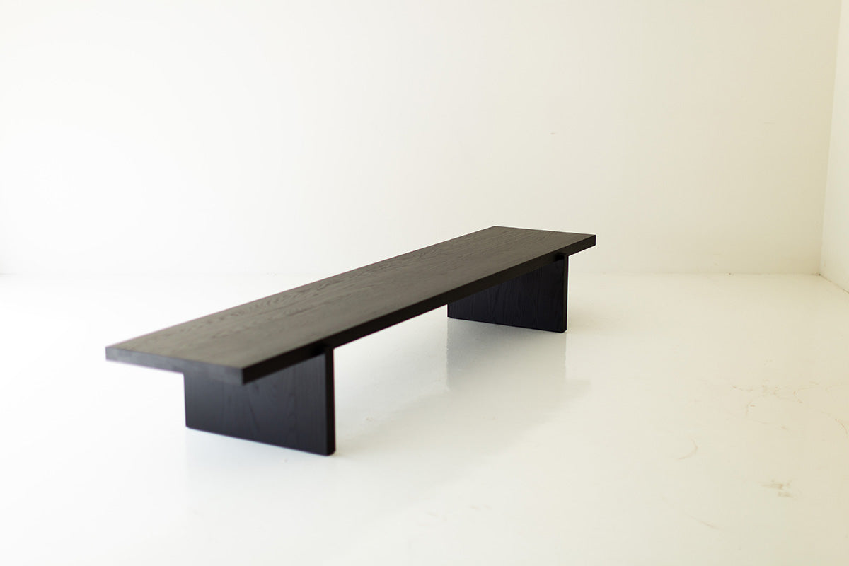 Rockefeller Modern Black Bench - 5523 for Bertu Home