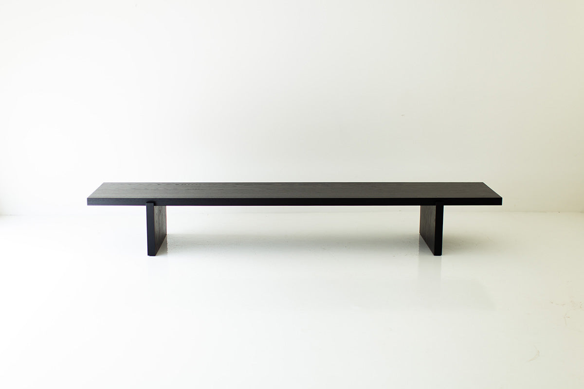 Rockefeller Modern Black Bench - 5523 for Bertu Home