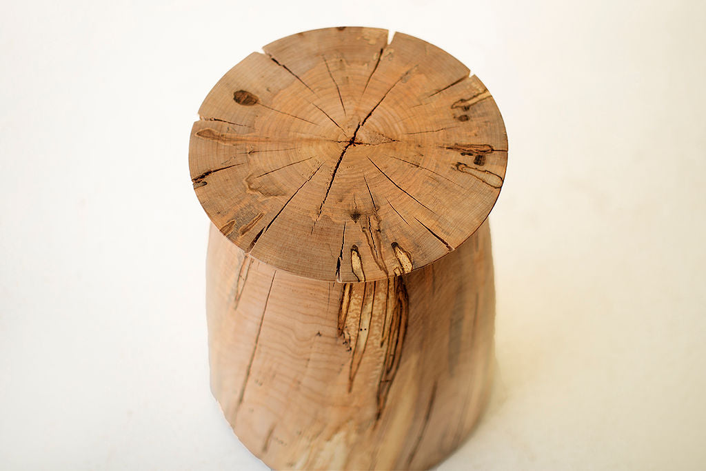 Solid End Table - Brinx in Natural - For Bertu Home - 2425