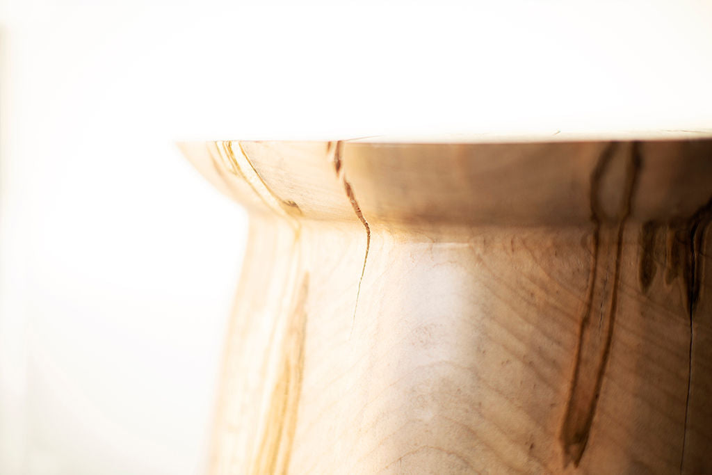 Solid End Table - Brinx in Natural - For Bertu Home - 2425