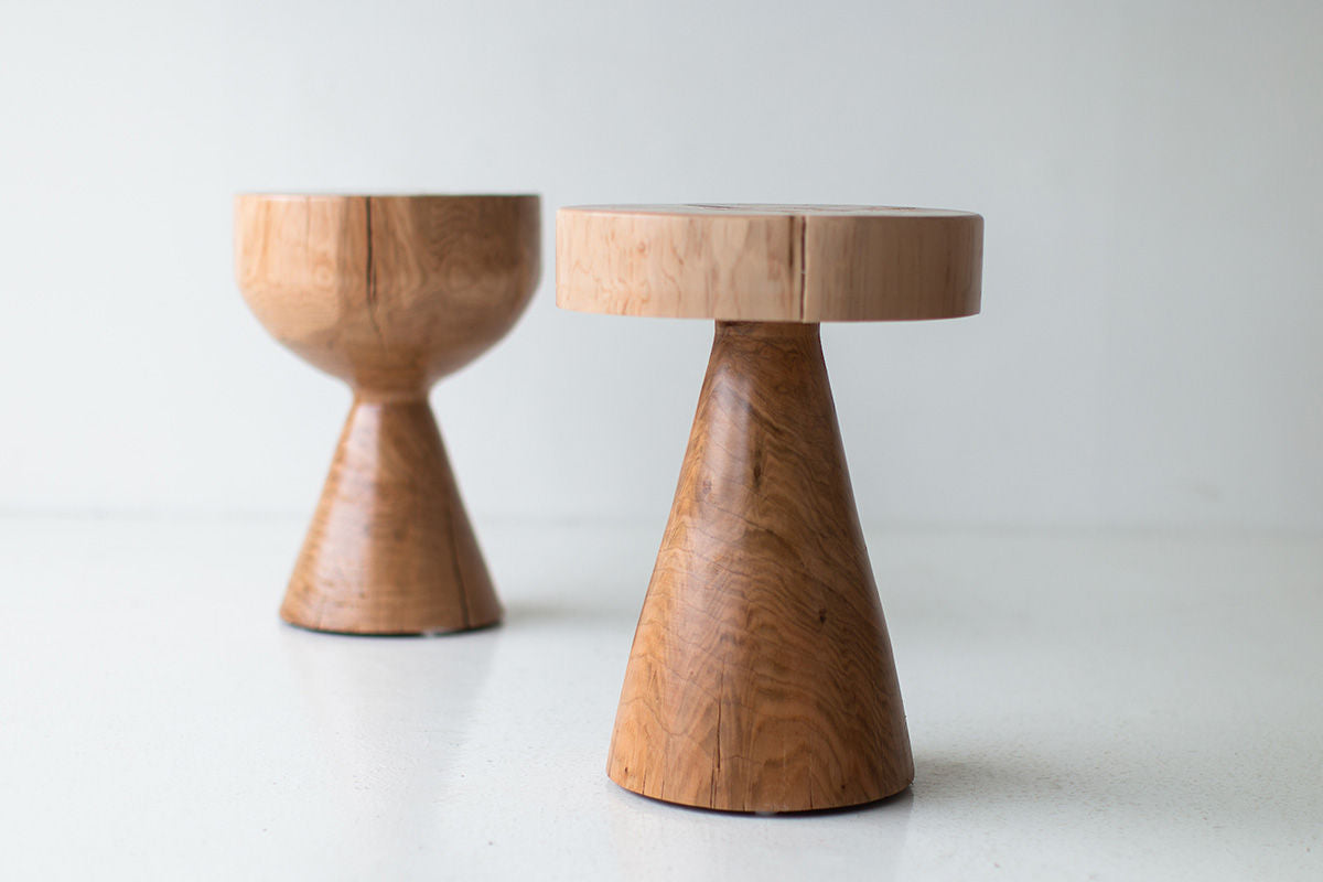 Solid Wood Stool - The Boca Dos for Bertu Home - 0724