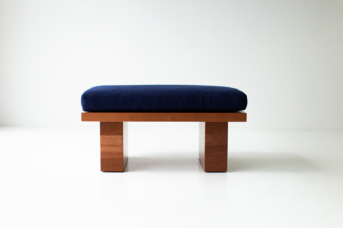 Suelo Modern Outdoor Ottoman, Upholstered for Bertu Home - 5623
