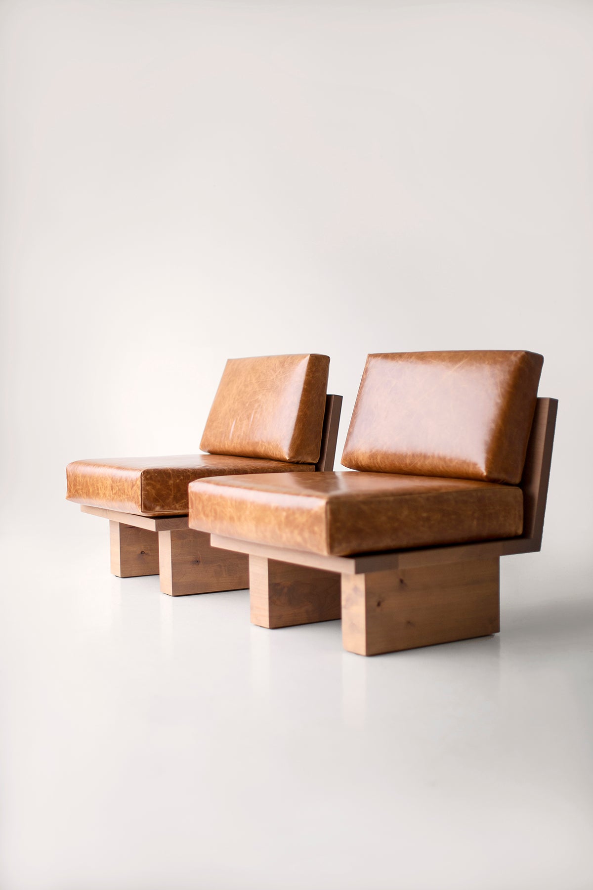 Suelo® Modern Side Chair in Leather for Bertu Home - 1325