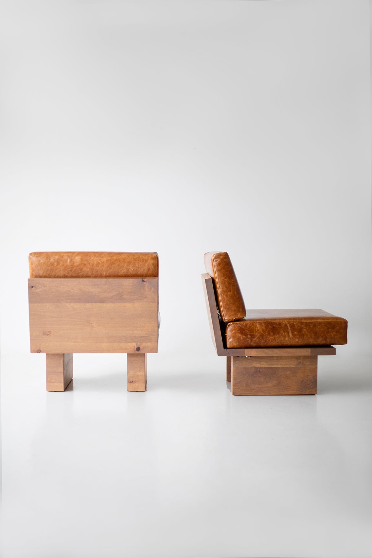 Suelo® Modern Side Chair in Leather for Bertu Home - 1325
