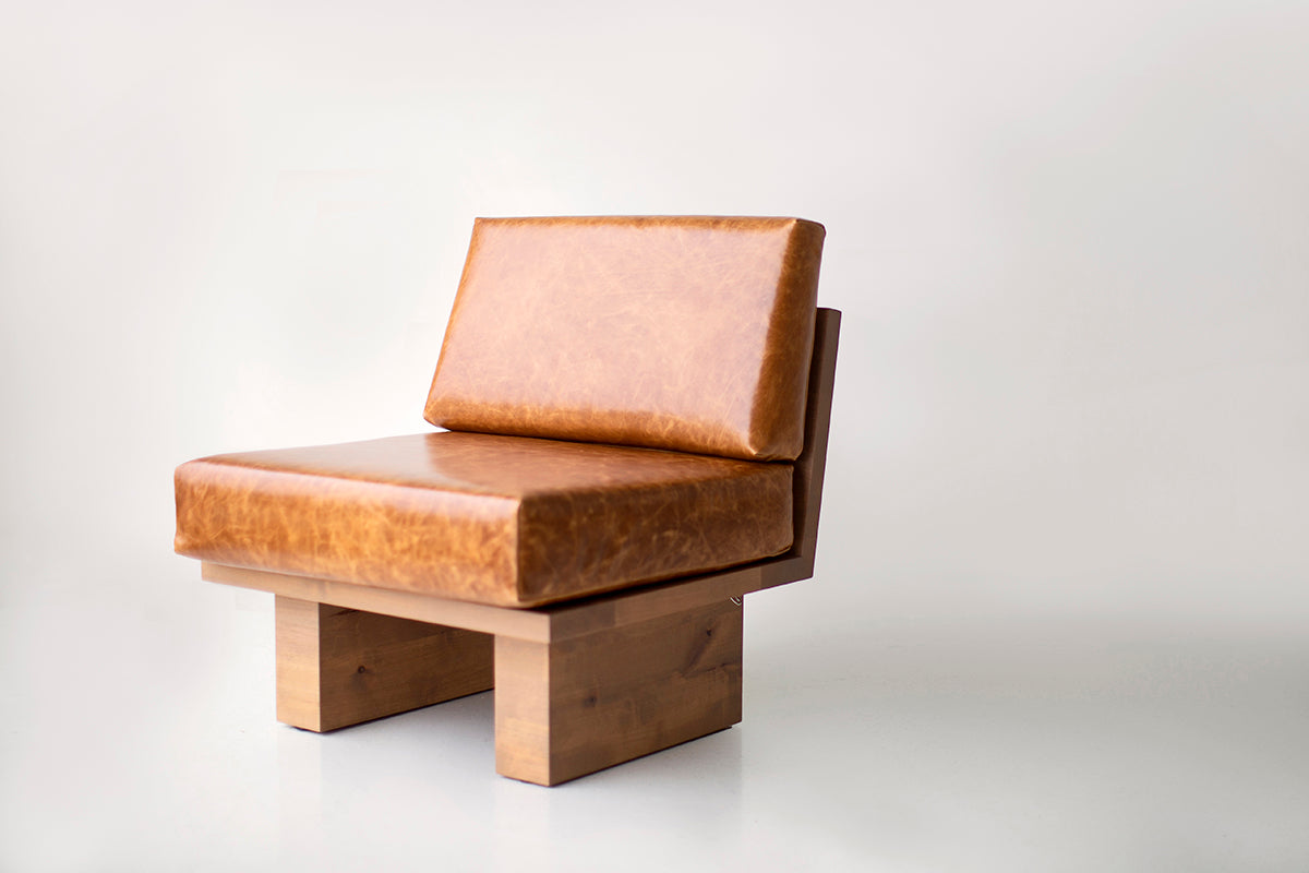Suelo® Modern Side Chair in Leather for Bertu Home - 1325