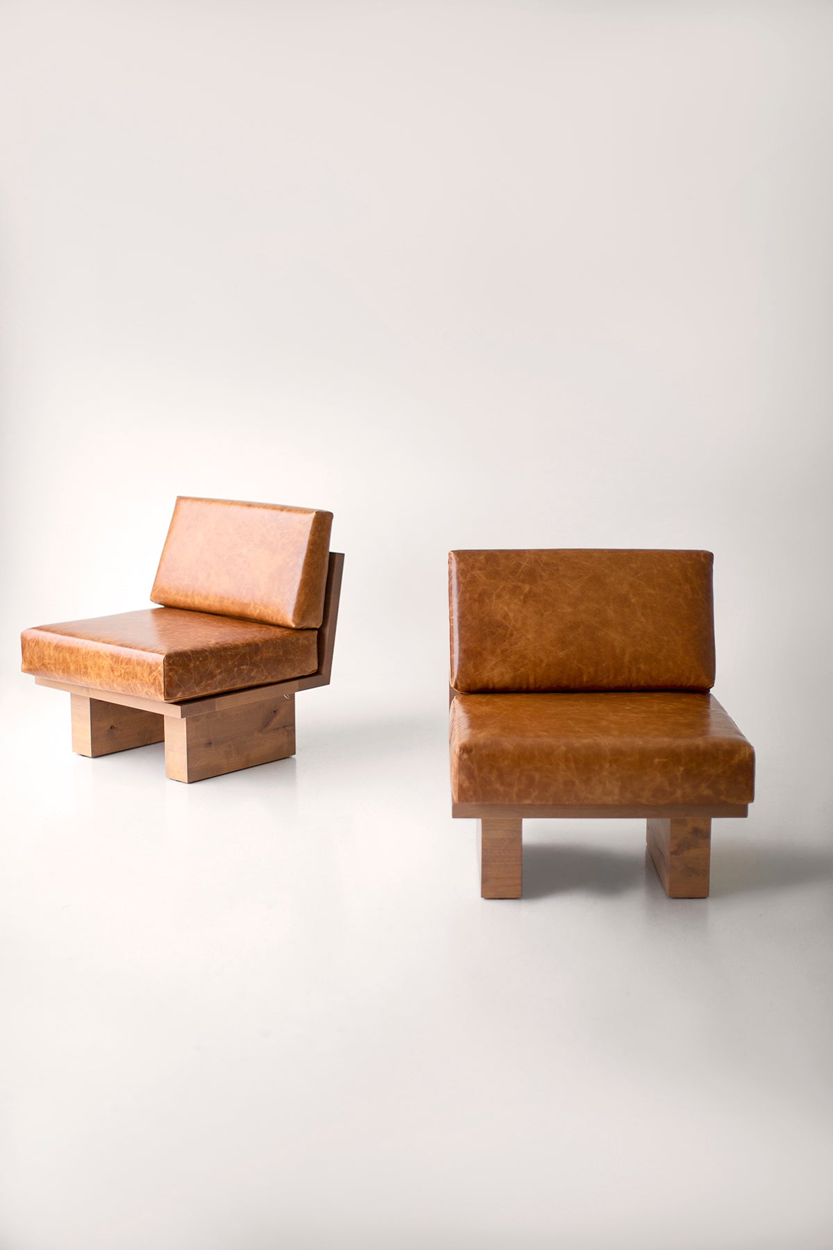 Suelo® Modern Side Chair in Leather for Bertu Home - 1325