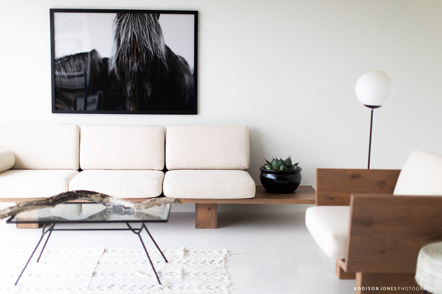 Suelo® Modern Wood Sofa - 0520