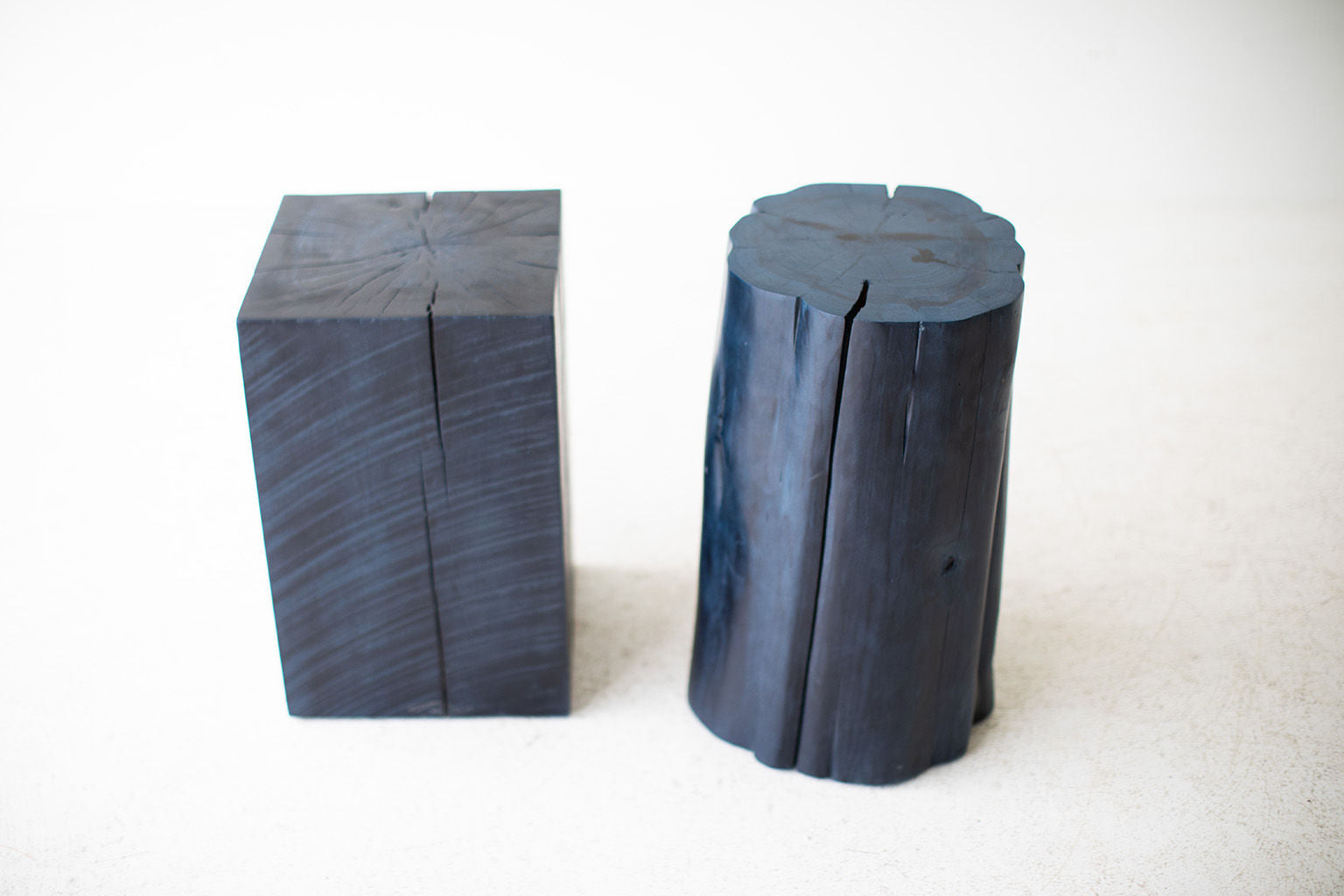 Tree Stump Table - Denim Blue - 1021