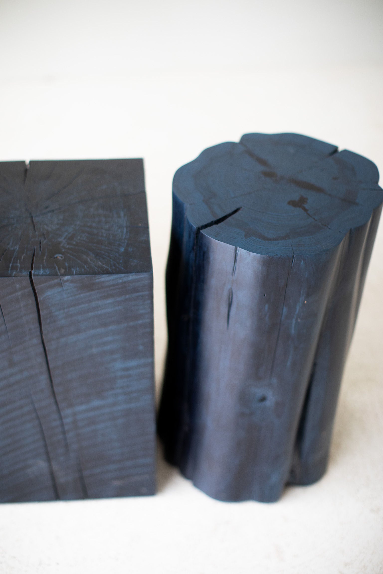 Tree Stump Table - Denim Blue - 1021