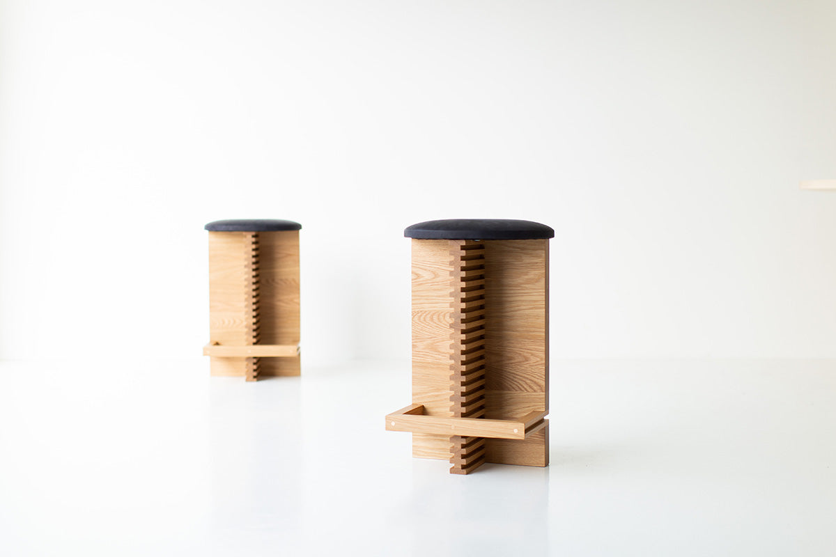 White Oak Counter Stools - The Cicely - 3723