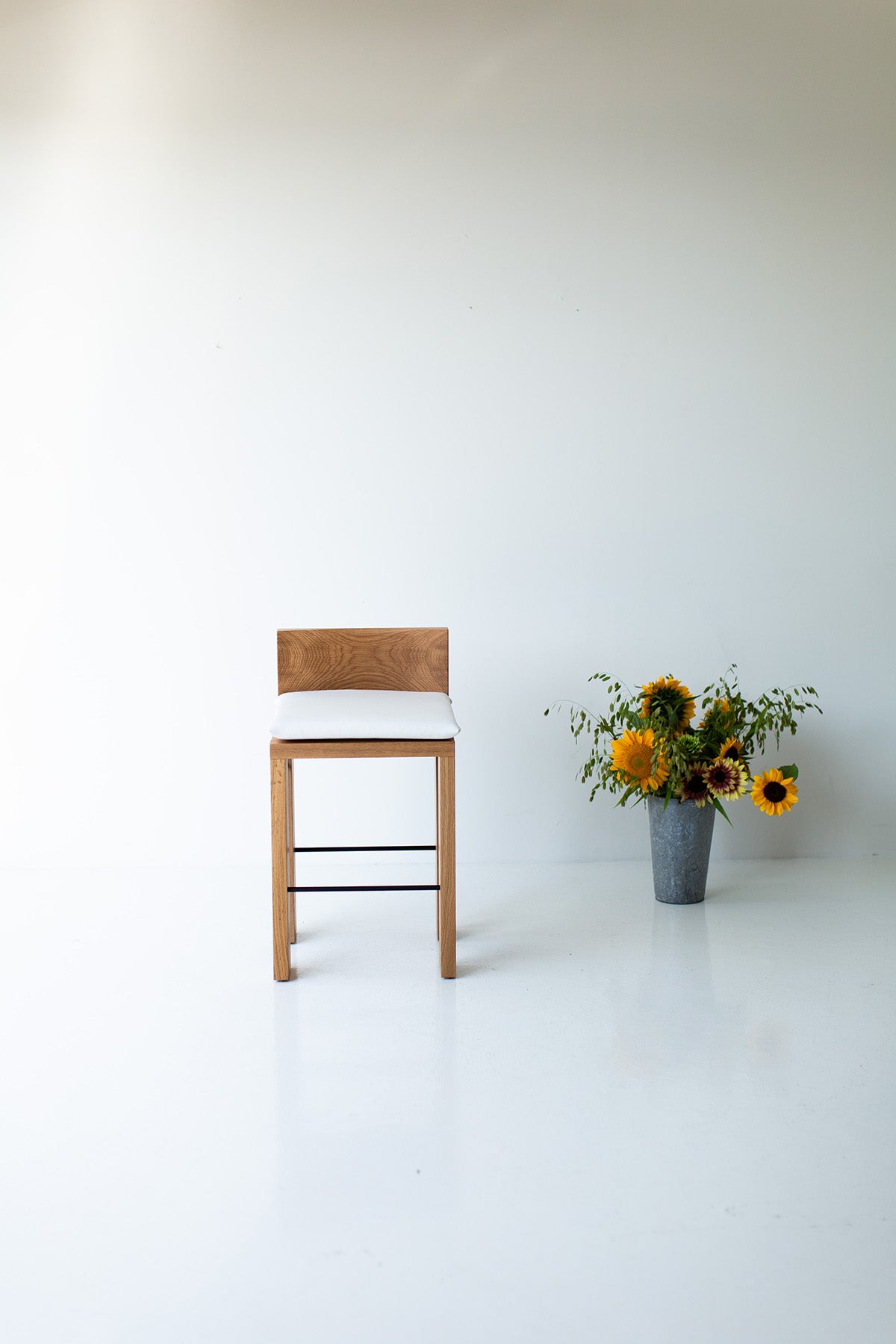 White Oak Chile Counter Stool - 4923