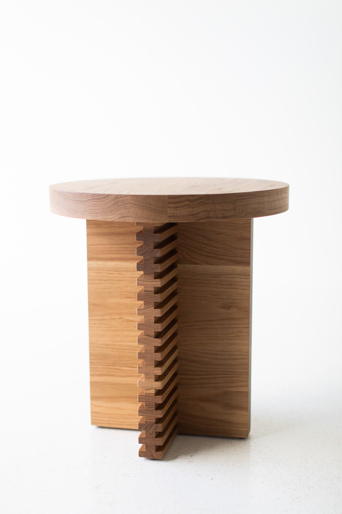 White Oak Cicely Side Table for Bertu Home - 1724