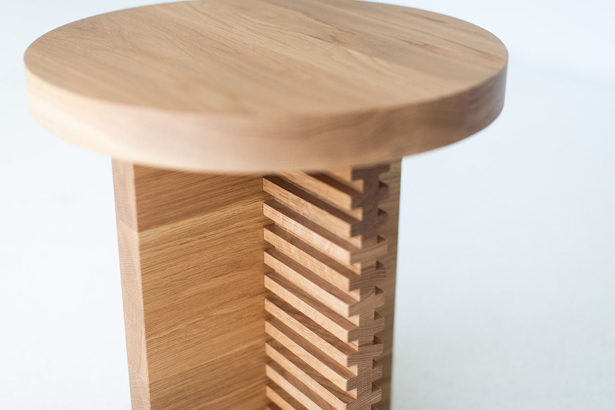 White Oak Cicely Side Table for Bertu Home - 1724