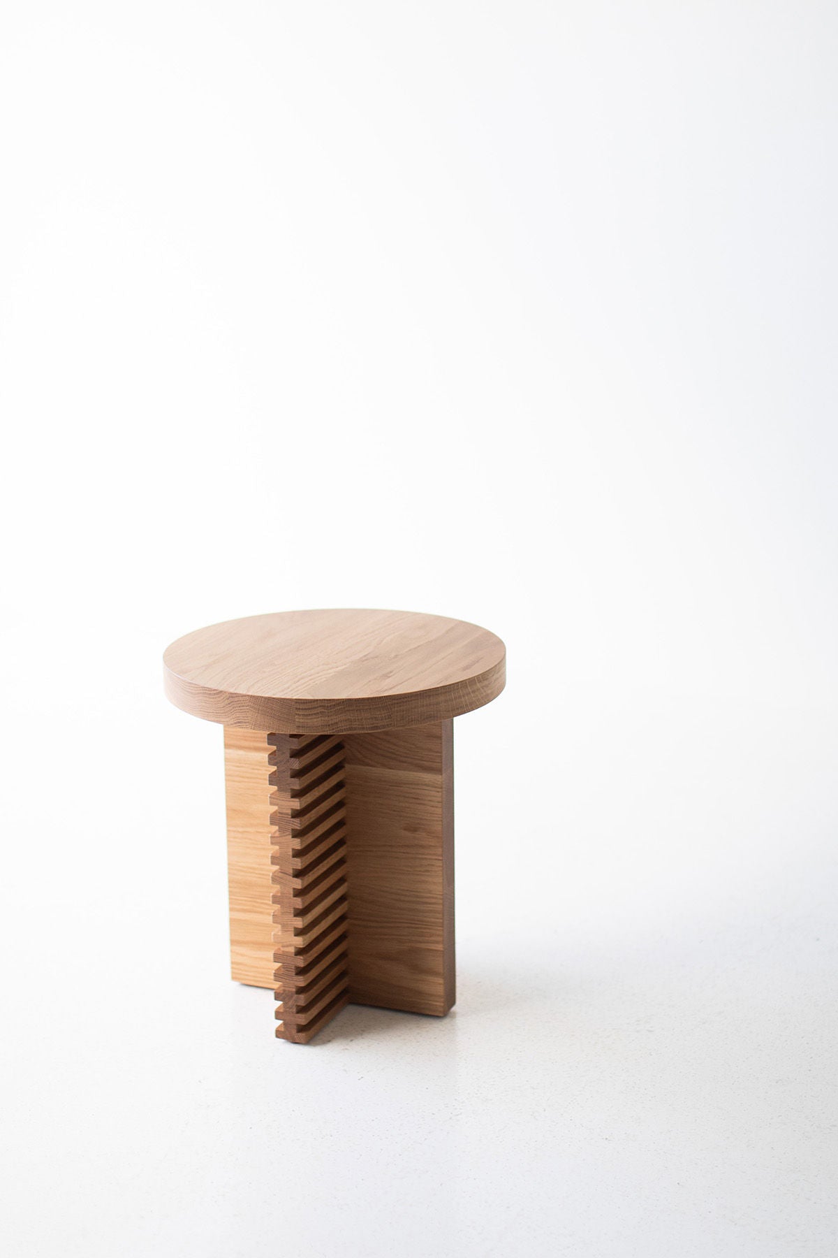 White Oak Cicely Side Table for Bertu Home - 1724