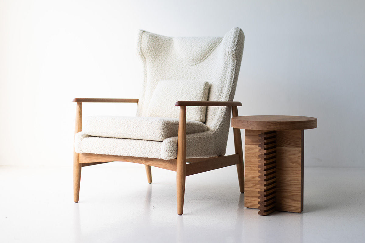 White Oak Cicely Side Table for Bertu Home - 1724