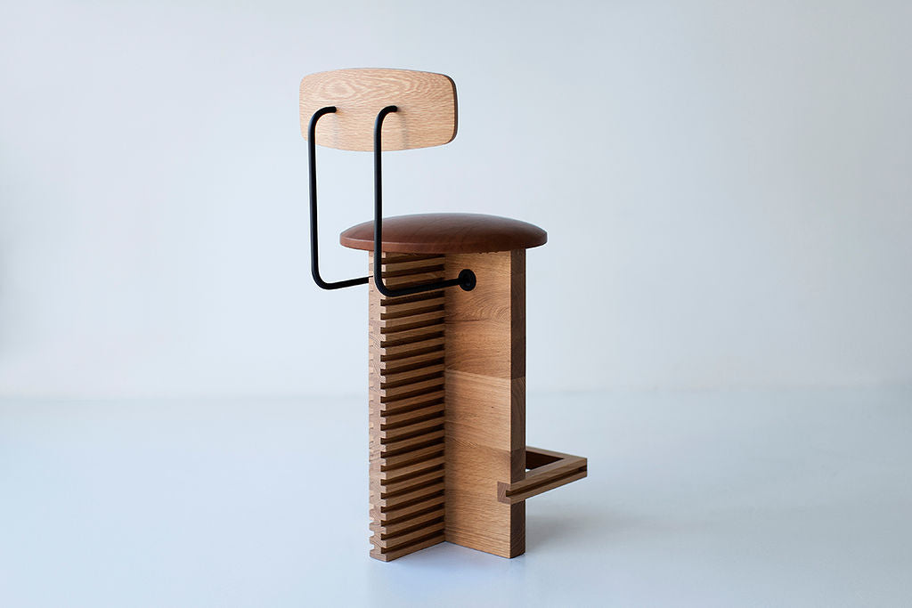 Wood Back Cicely Counter Stool - For Bertu Home - 4525