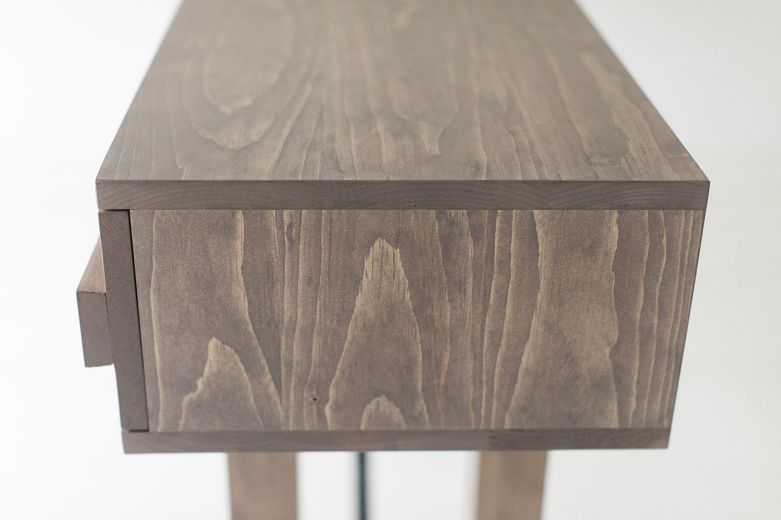 Wood Console Table - Weathered Gray - 0617