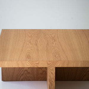 X Base Coffee Table White Oak-4422-03