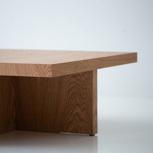 X Base Coffee Table White Oak-4422-10