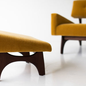 Canadian Modern Upholstered Ottoman 2315, Image 01